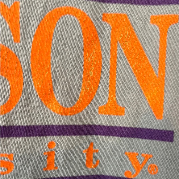Comfort Colors Gray and Orange Clemson Tee - Picture 5 of 5